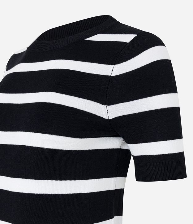 Blusa de Punto con Estampa a Rayas 9
