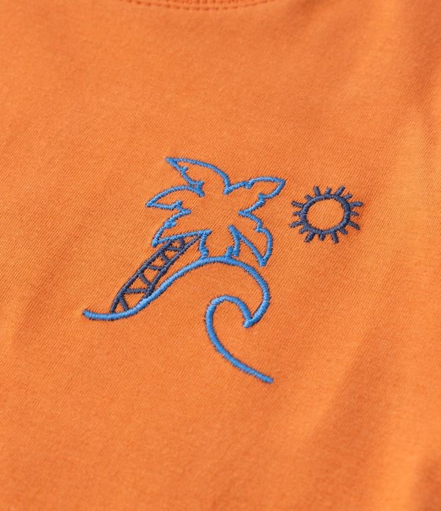 Remera Infantil con Estampa Bordado de Cocotero - Talle 1 a 5 años 3