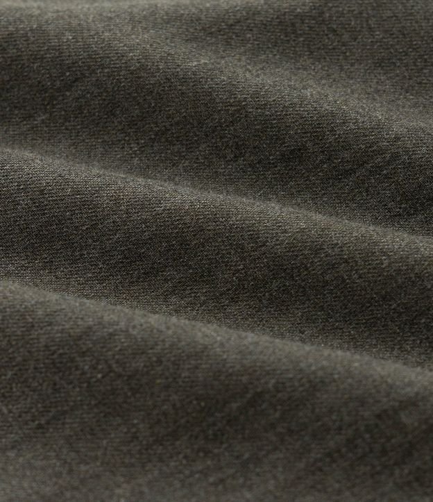 Camisa en Algodón con Botones Delanteros y Efecto Melange 10