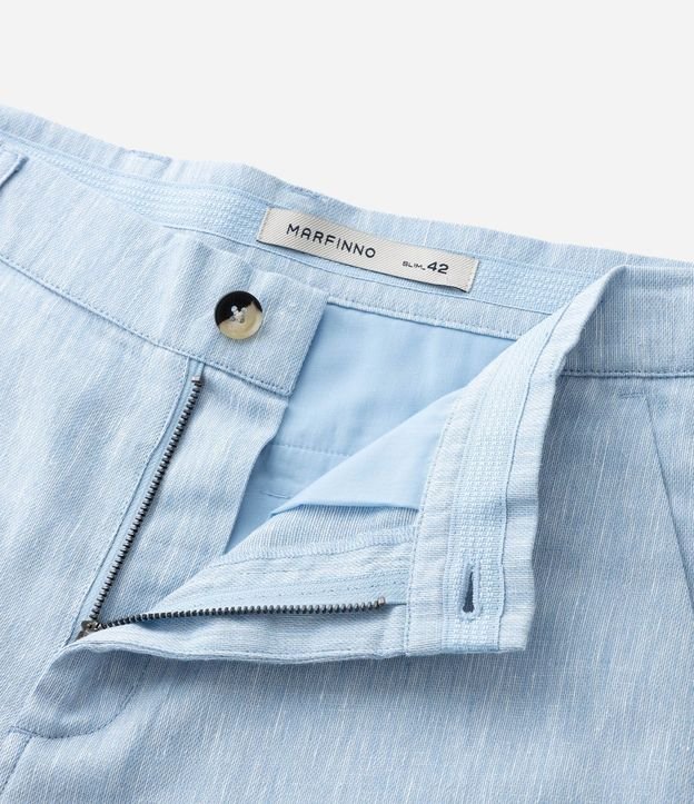 Bermuda Slim Texturizada en Lino con Algodón 8