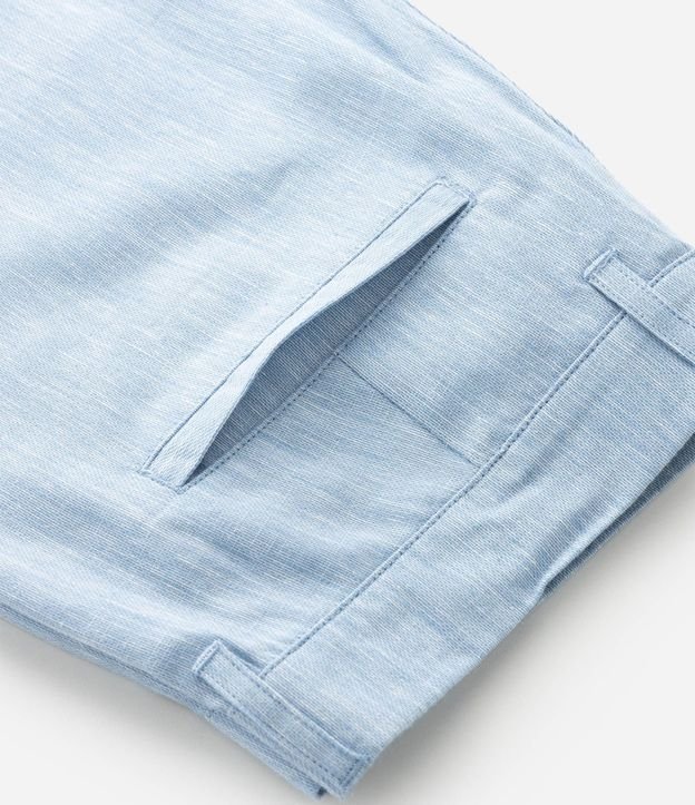 Bermuda Slim Texturizada en Lino con Algodón 10