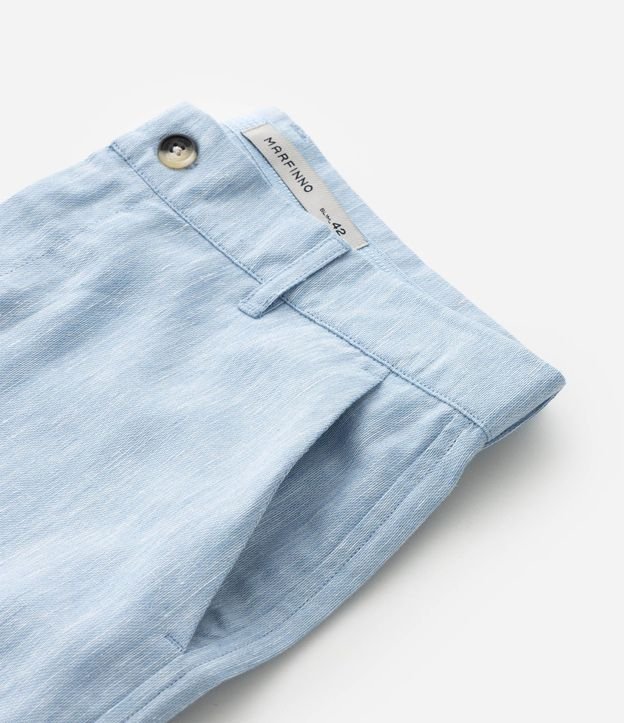 Bermuda Slim Texturizada en Lino con Algodón 11