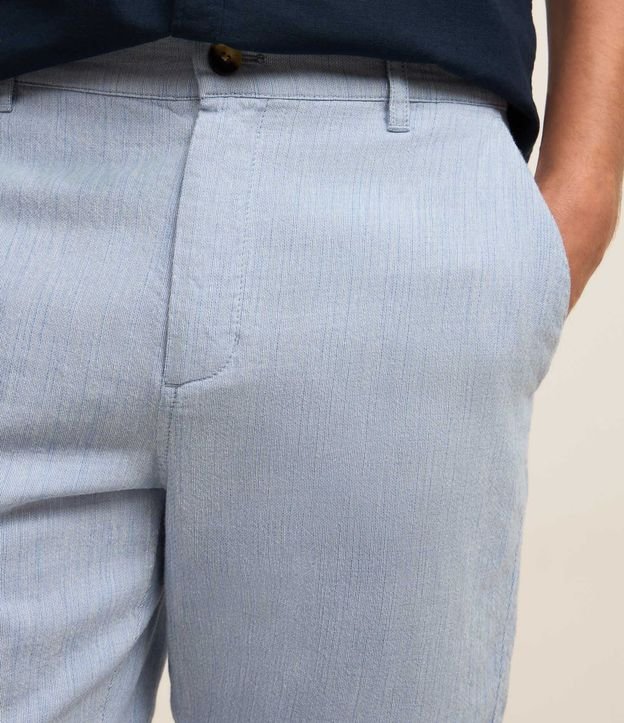 Bermuda Slim Texturizada en Lino con Algodón 4