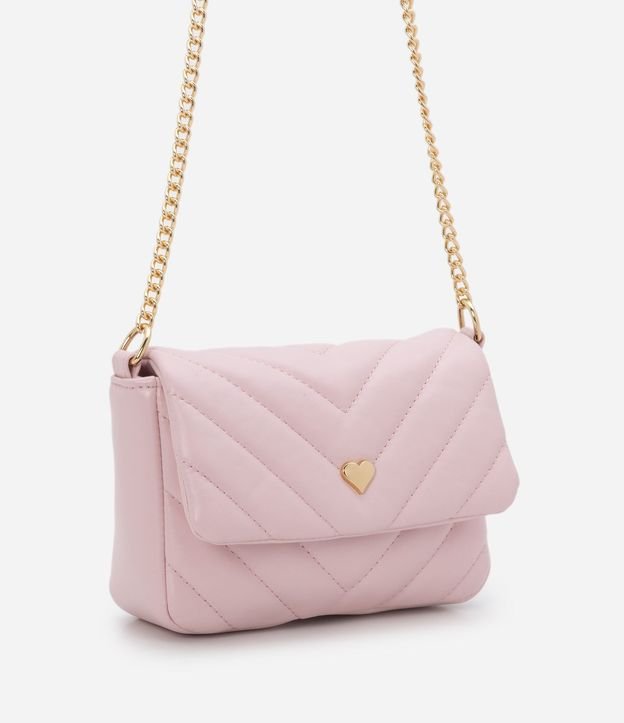 Bolso Transversal Infantil en PU con Textura Capitoneada - Talle U