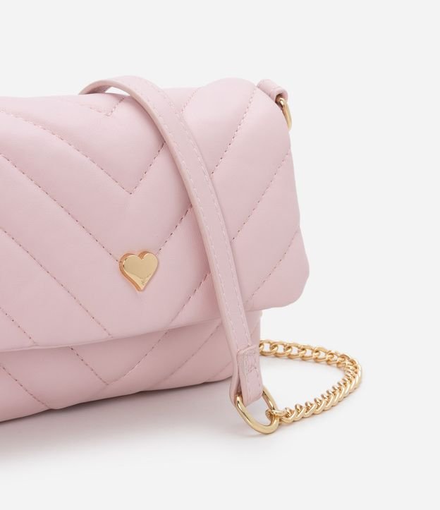 Bolso Transversal Infantil en PU con Textura Capitoneada - Talle U 6