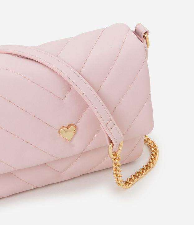 Bolso Transversal Infantil en PU con Textura Capitoneada - Talle U 7
