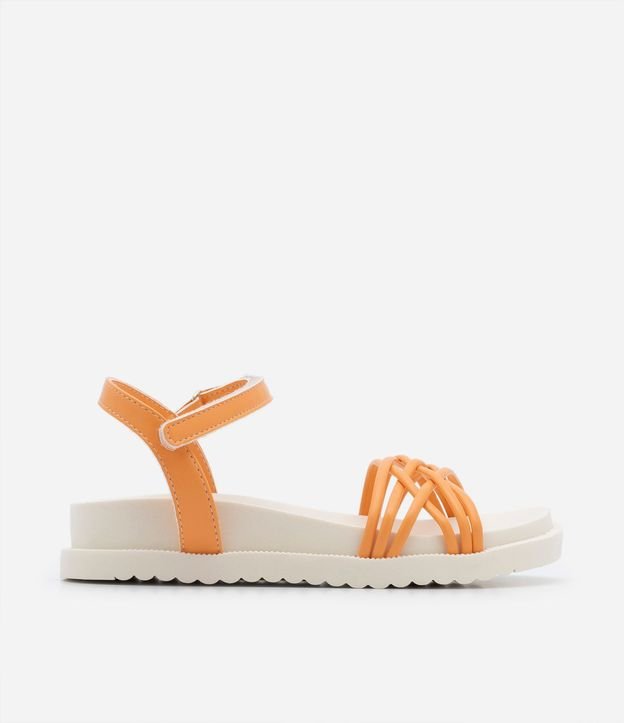 Sandalia Infantil con Velcro y Tiras Entrelazadas - Talle 28 al 36 5