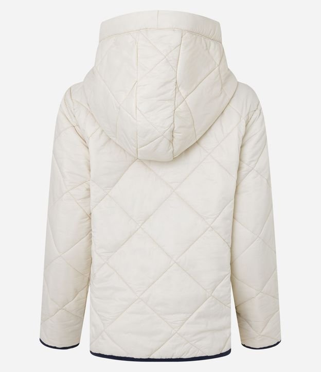 Campera en Microfibra Capitoneada con Contraste en la Parte Baja 7