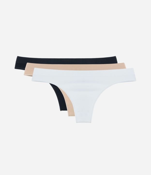 Kit 03 Bombachas Bikini Hilo sin Costura 1