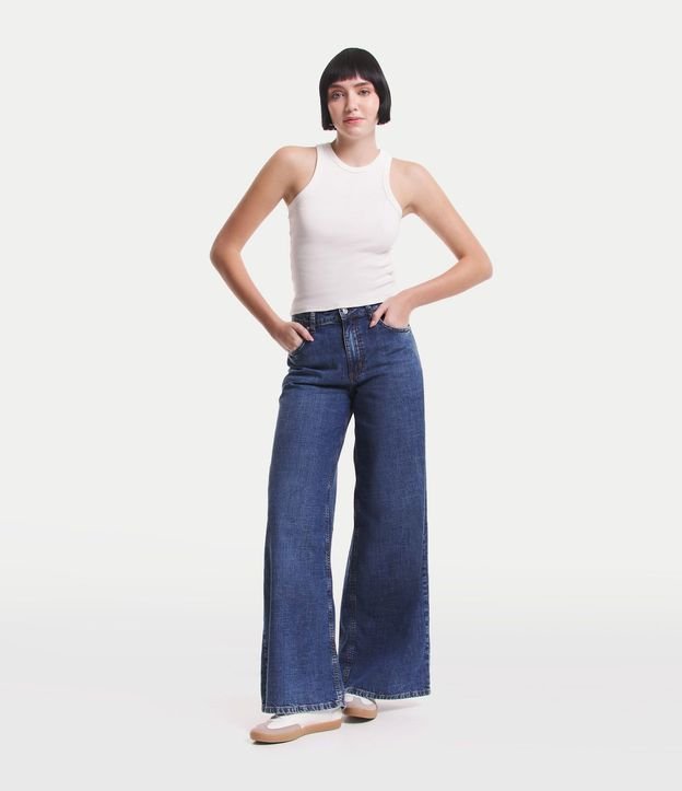 Blusa Musculosa Básica en Rib con Ligera Textura 4
