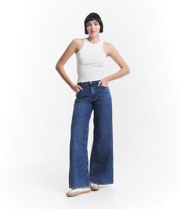 Blusa Musculosa Básica en Rib con Ligera Textura 3