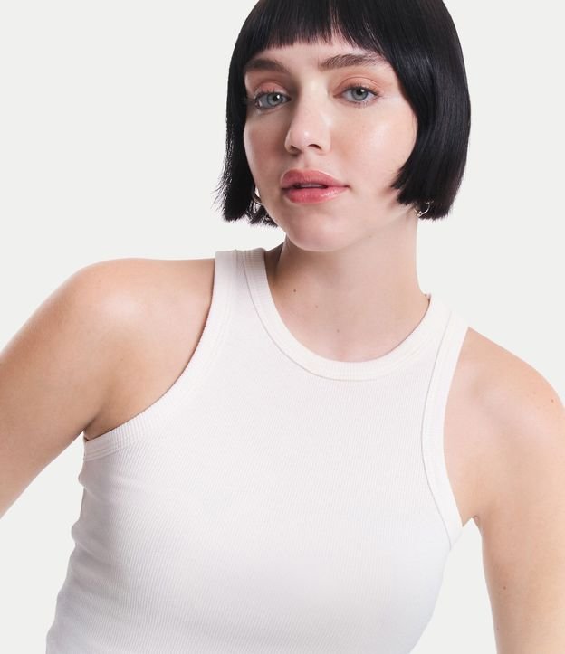Blusa Musculosa Básica en Rib con Ligera Textura 9