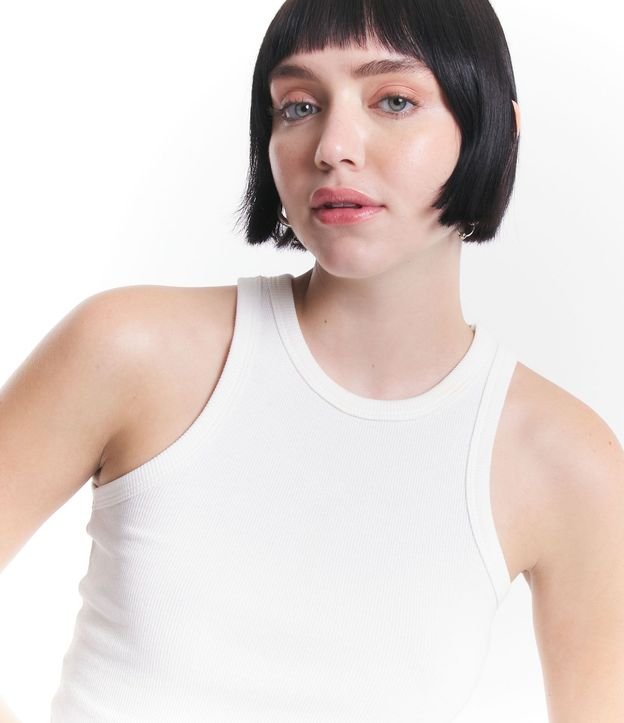 Blusa Musculosa Básica en Rib con Ligera Textura 8