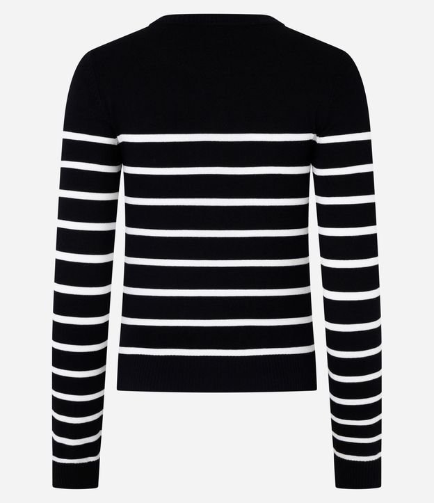 Blusa Manga Larga en Viscosa Rayada 7