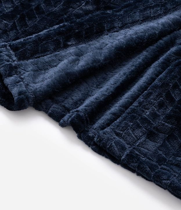 Bata de Baño en Fleece Texturizado y Bolsillos 8