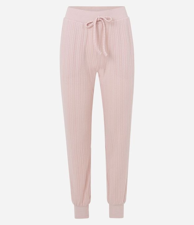 Pijama Largo Texturizado Maquinetado con Lazo 9