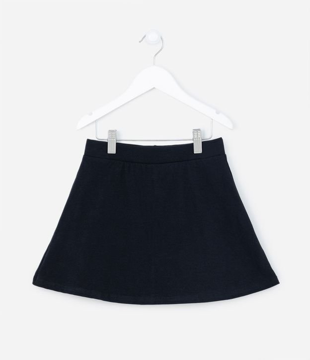 Short Pollera Infantil en Cotton - Talle 5 a 14 años