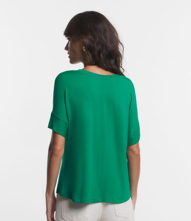 Blusa en Viscosa con Mangas Cortas sin Sisas 5