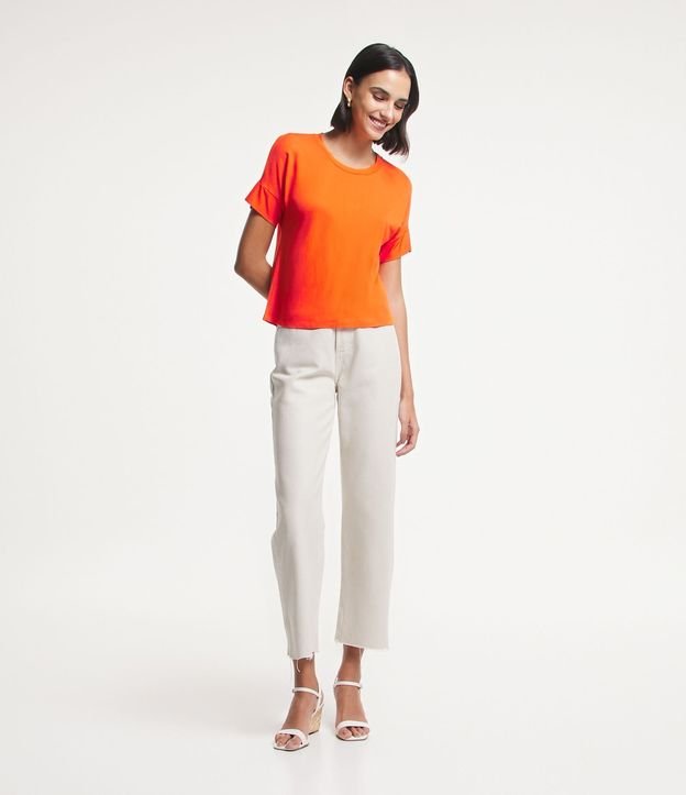 Blusa en Viscosa con Mangas Cortas sin Sisas 2