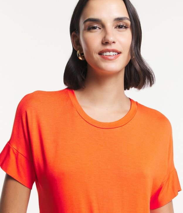 Blusa en Viscosa con Mangas Cortas sin Sisas 4