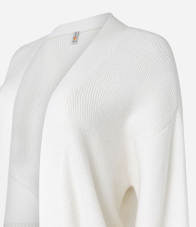 Cardigan Alargado en Punto con Bolsillos 6