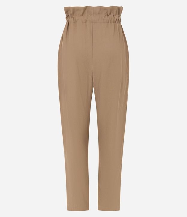 Pantalón en Viscosa con Cremallera Delantero y Cintura Elástica 6