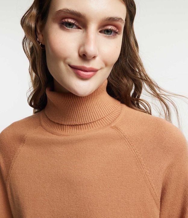 Blusa de Punto con Cuello Alto 4
