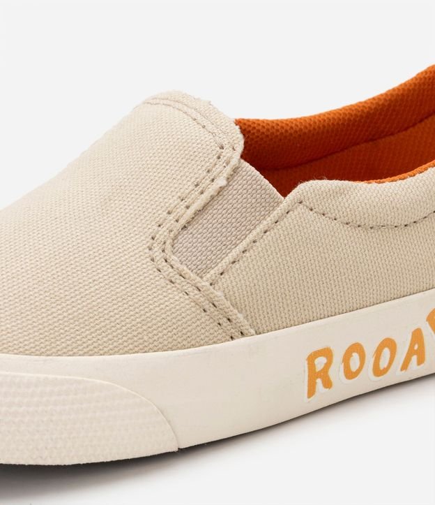 Championes Slip On Infantiles en Canva Estampa Roar - Talle 20 al 27 3