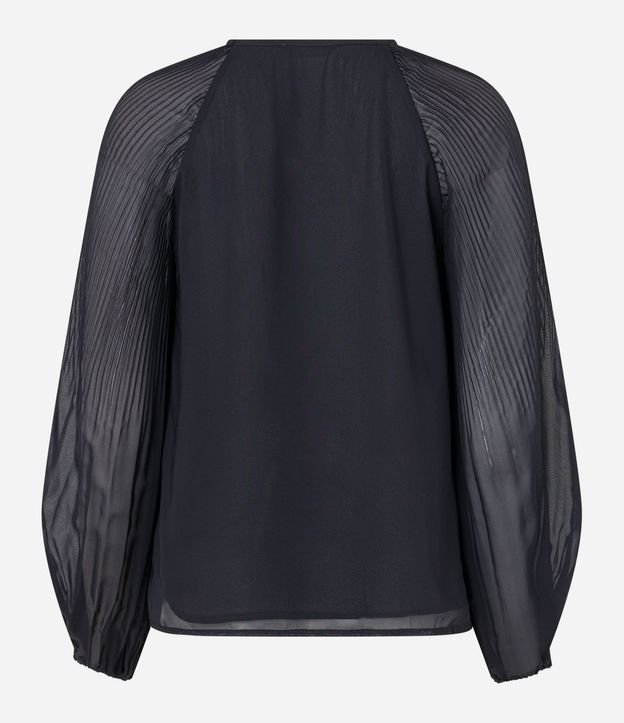 Blusa en Crepé con Textura Plegada 5