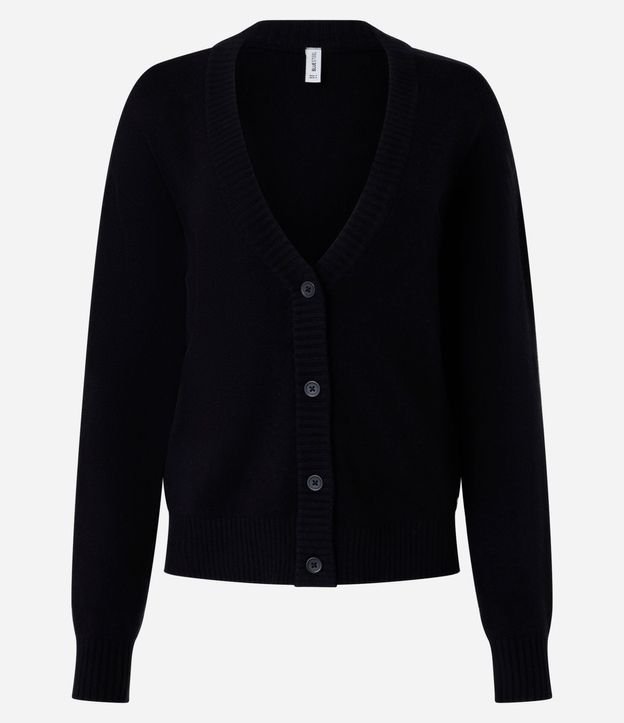 Cardigan Corto de Punto con Botones 5