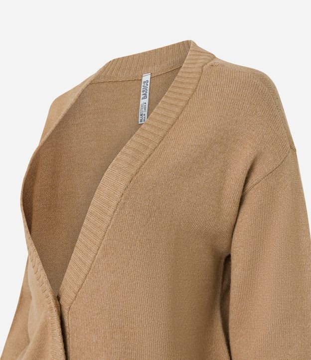 Cardigan Corto de Punto con Botones 7