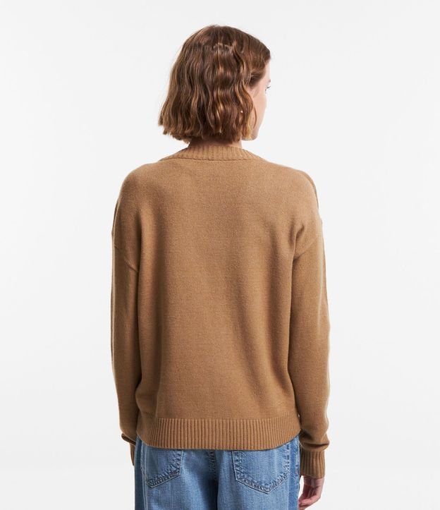 Cardigan Corto de Punto con Botones 4