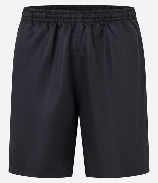 Bermuda Deportiva Básica con Cintura Elástica y Red Lateral 6