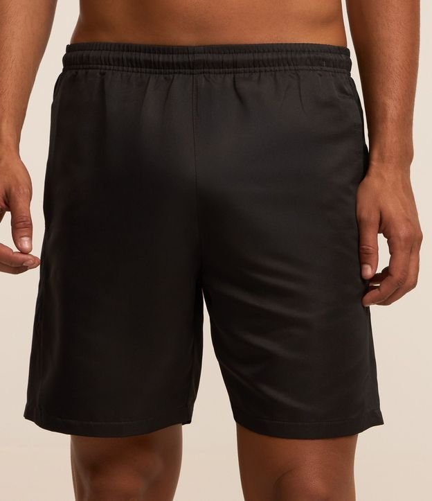 Bermuda Deportiva Básica con Cintura Elástica y Red Lateral 3