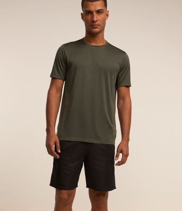 Bermuda Deportiva Básica con Cintura Elástica y Red Lateral 4