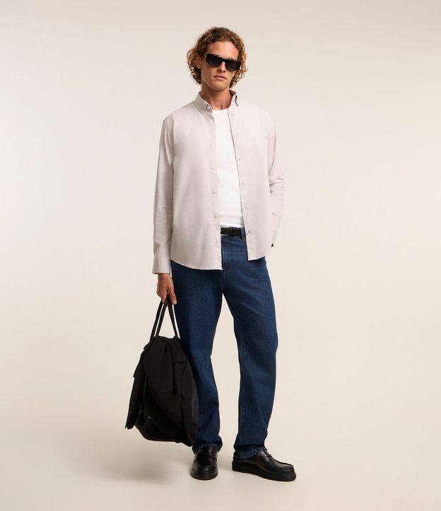 Camisa Regular Básica en Oxford 3