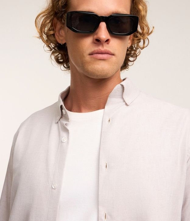 Camisa Regular Básica en Oxford 5