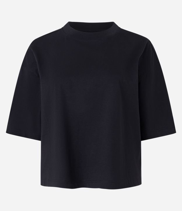 Blusa Cropped Oversized en Algodón Peruano 7