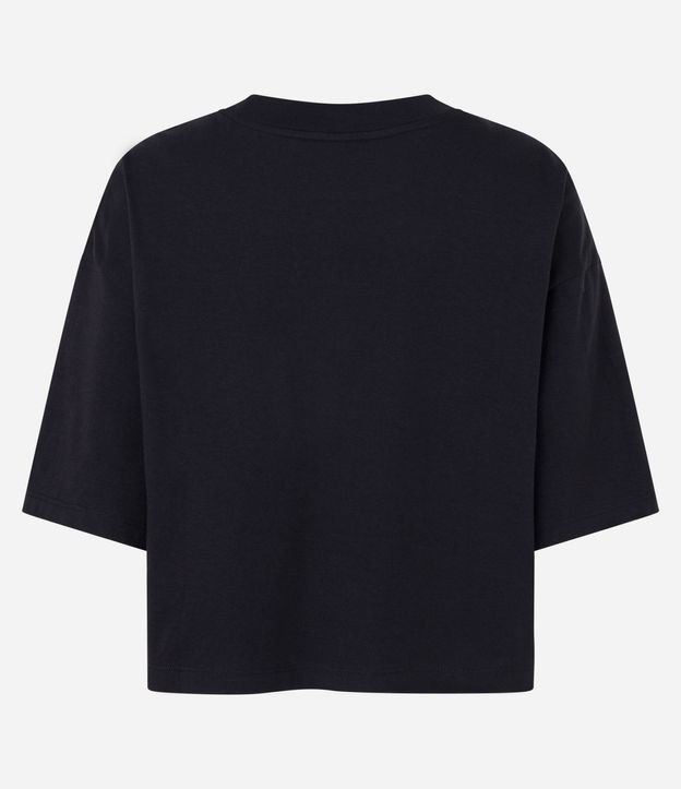 Blusa Cropped Oversized en Algodón Peruano 8