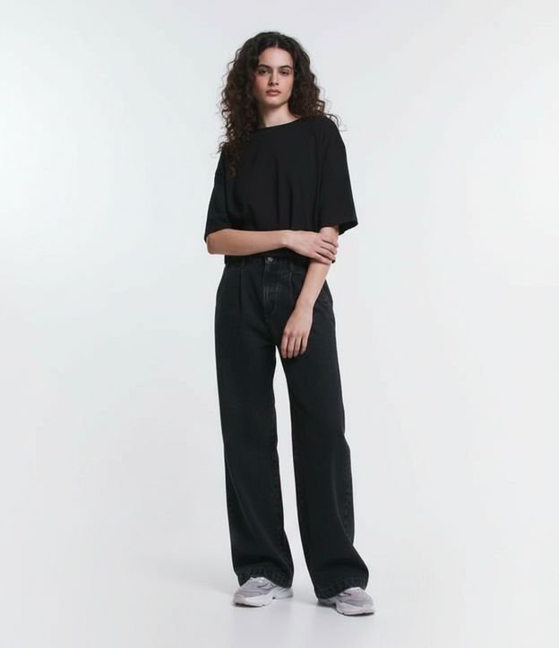 Blusa Cropped Oversized en Algodón Peruano 2