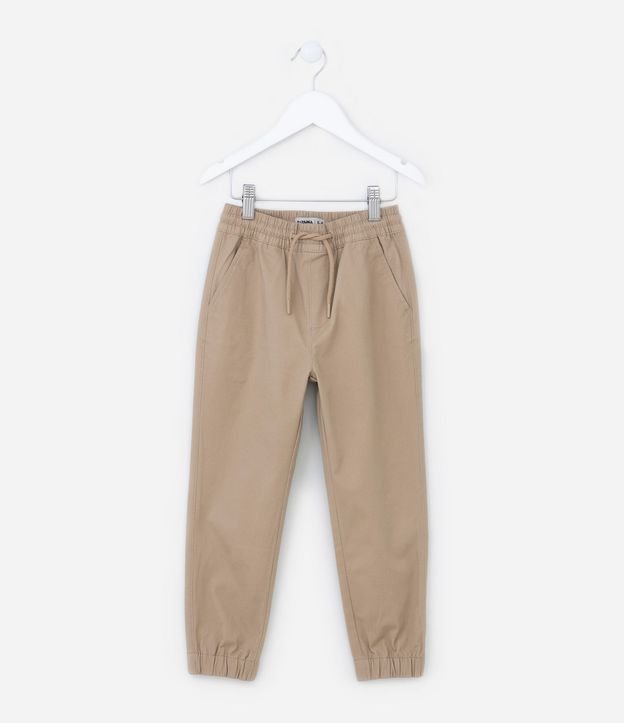 Pantalón Jogger Infantil en Sarga - Talle 5 a 14 años