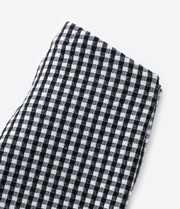 Short Pollera Infantil con Estampa de Cuadros y Moña - Talle 1 a 5 años 4