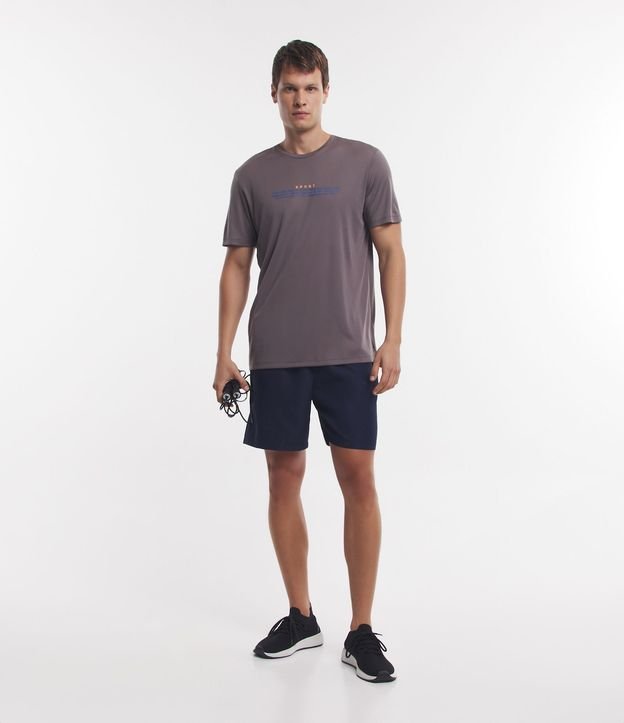 Remera Deportiva Dry Fit con Lettering Sport 3