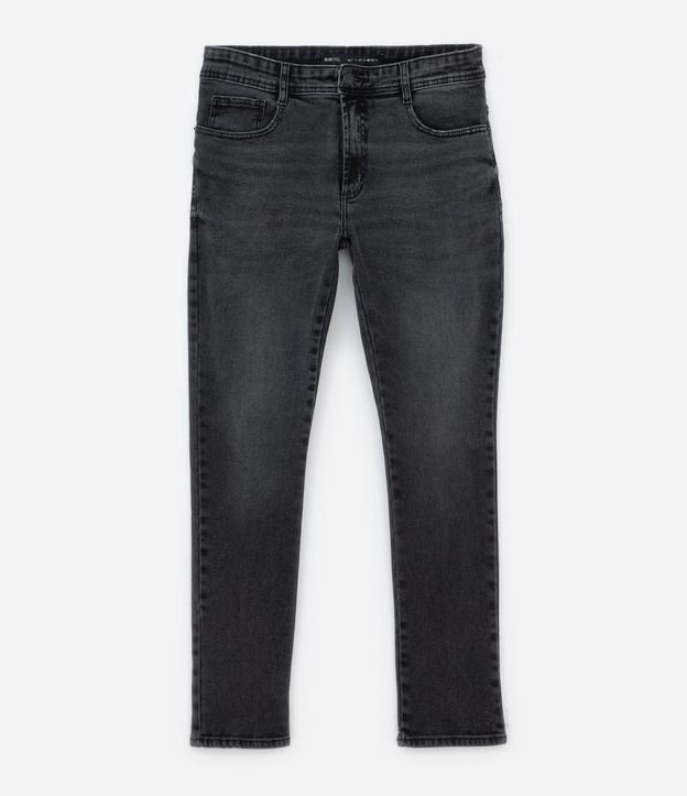 Pantalón Skinny en Jeans con Elastano Desteñida 6