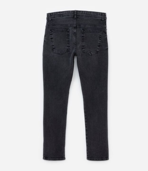 Pantalón Skinny en Jeans con Elastano Desteñida 8
