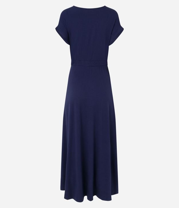 Vestido Midi en Viscosa con Elástico en la Cintura 2
