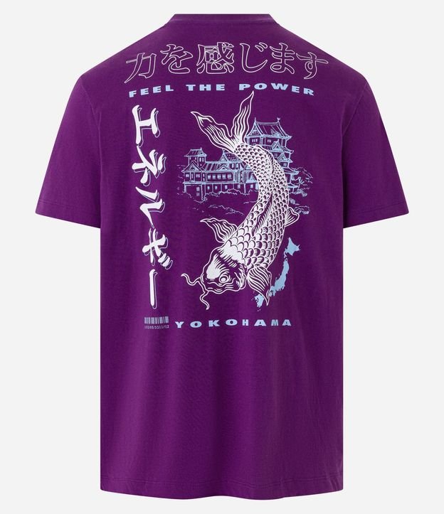 Remera Comfort en Media Malla con Estampa Pez Oriental 7