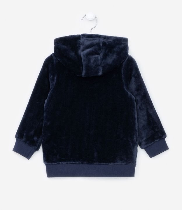 Saco Infantil en Fleece con Capucha y Bordado de Animalito - Talle 1 a 5 años 2