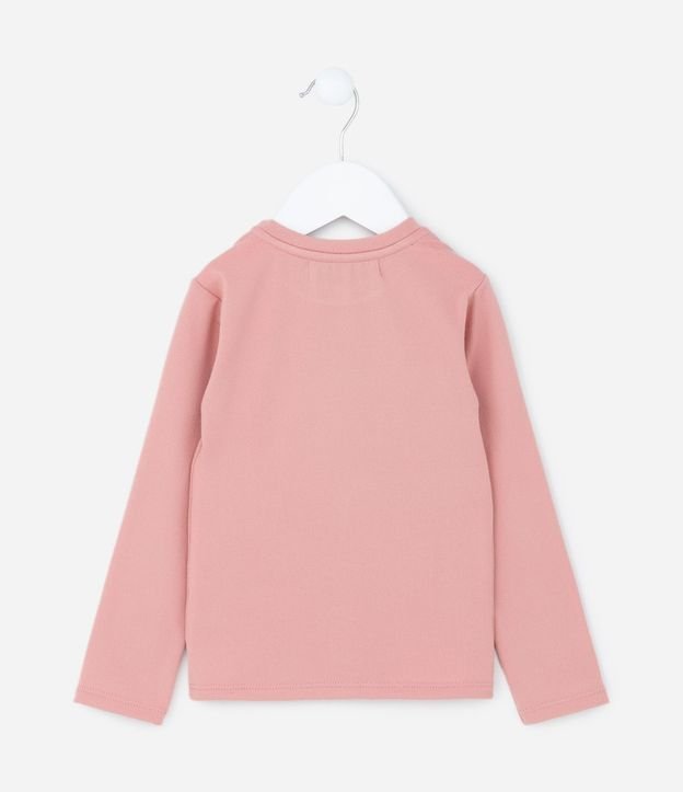 Blusa Infantil con Bordado de Corazón en el Pecho - Talle 1 a 5 años 3