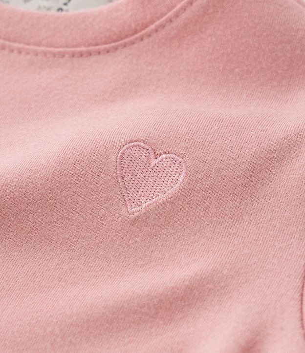 Blusa Infantil con Bordado de Corazón en el Pecho - Talle 1 a 5 años 6